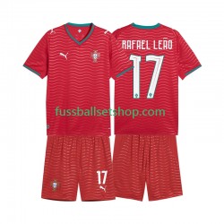 Günstige Fußball Trikotsatz Portugal Rafael Leao 17 Kinder Heimtrikot World Cup 2026 Kurzarm