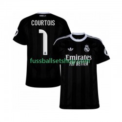 Günstige Fußball Trikotsatz Real Madrid Thibaut Courtois 1 Torwart Herren Ausweichtrikot 2025-2026 Kurzarm