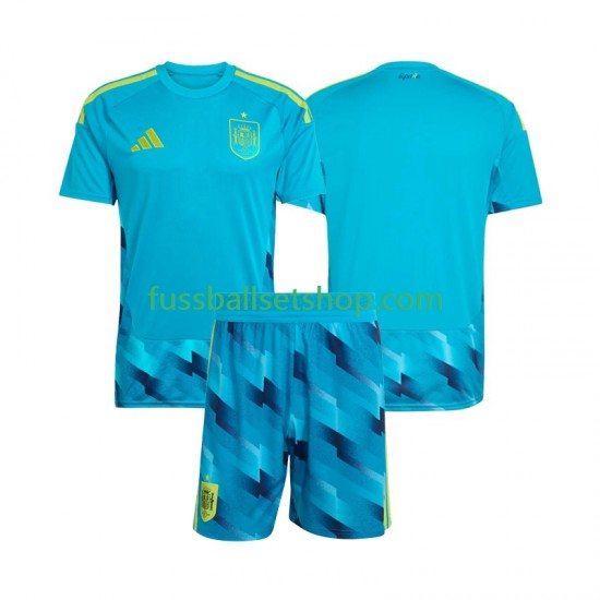 Günstige Fußball Trikotsatz Spanien Torwart Kinder Heimtrikot World Cup 2026 Kurzarm