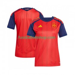 Günstige Fußball Trikotsatz Spanien Frauen Heimtrikot World Cup 2026 Kurzarm