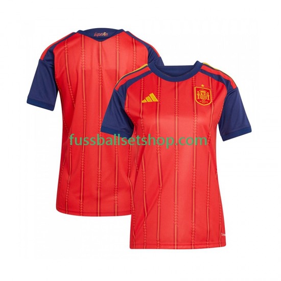 Günstige Fußball Trikotsatz Spanien Frauen Heimtrikot World Cup 2026 Kurzarm