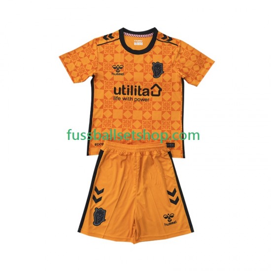 Günstige Fußball Trikotsatz Sunderland Torwart Kinder Ausweichtrikot 2025-2026 Kurzarm