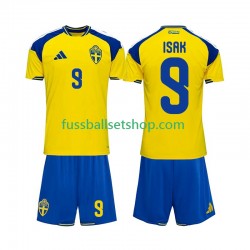 Günstige Fußball Trikotsatz Schweden Alexander Isak 9 Kinder Heimtrikot 2026 Kurzarm