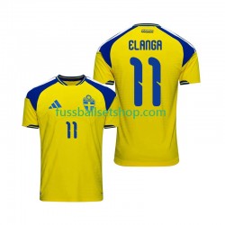 Günstige Fußball Trikotsatz Schweden Anthony Elanga 11 Herren Heimtrikot 2026 Kurzarm