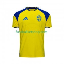 Günstige Fußball Trikotsatz Schweden Herren Heimtrikot 2026 Kurzarm