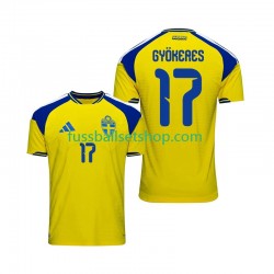 Günstige Fußball Trikotsatz Schweden Viktor Gyokeres 17 Herren Heimtrikot 2026 Kurzarm