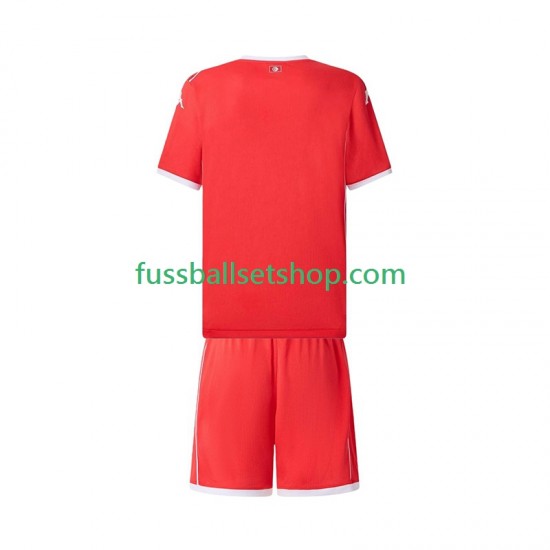 Günstige Fußball Trikotsatz Tunesien Kinder Heimtrikot 2025 Kurzarm