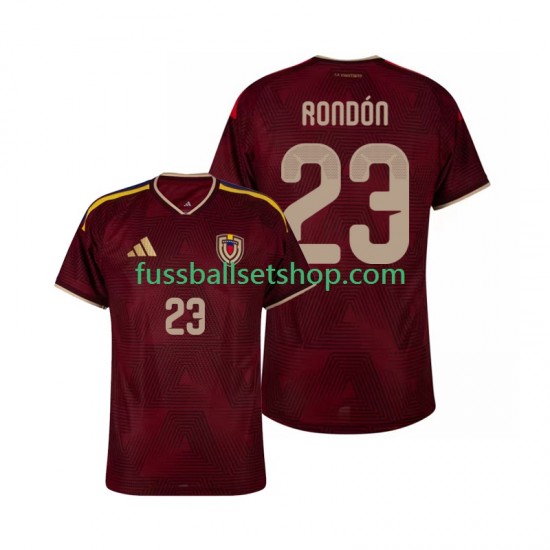 Günstige Fußball Trikotsatz Venezuela Salomon Rondon 23 Herren Heimtrikot 2026 Kurzarm