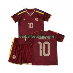 Günstige Fußball Trikotsatz Venezuela Yeferson Soteldo 10 Kinder Heimtrikot 2026 Kurzarm