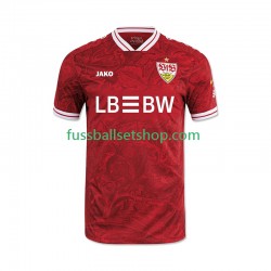 Günstige Fußball Trikotsatz VfB Stuttgart Herren Auswärtstrikot 2025-2026 Kurzarm