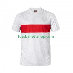 Günstige Fußball Trikotsatz VfB Stuttgart Anniversary Herren Heimtrikot 2025-2026 Kurzarm