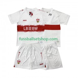 Günstige Fußball Trikotsatz VfB Stuttgart Kinder Heimtrikot 2025-2026 Kurzarm