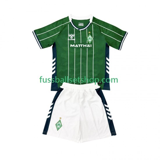 Günstige Fußball Trikotsatz Werder Bremen Kinder Heimtrikot 2025-2026 Kurzarm