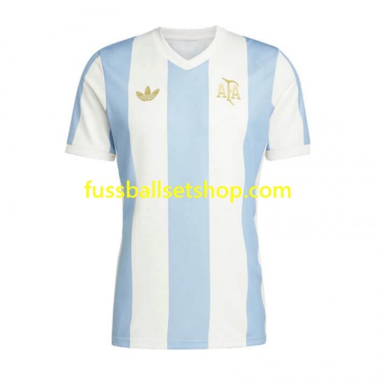 Günstige Fußball Trikotsatz Argentinien 50 Anniversary Herren Heimtrikot Kurzarm