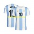 Günstige Fußball Trikotsatz Argentinien Lionel Messi 10 50 Anniversary Herren Heimtrikot Kurzarm