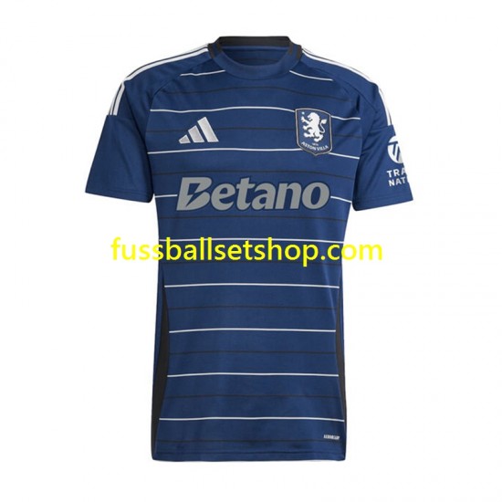 Günstige Fußball Trikotsatz Aston Villa Herren Ausweichtrikot 2024-2025 Kurzarm