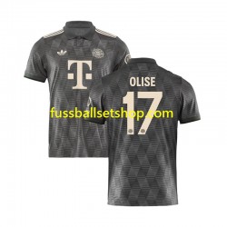 Günstige Fußball Trikotsatz FC Bayern München OLISE 17 Octoberfest Herren Viertestrikot 2024-2025 Kurzarm