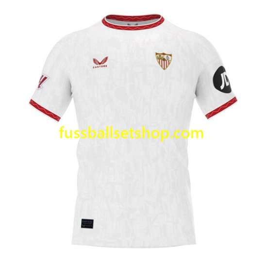 Günstige Fußball Trikotsatz FC Sevilla Herren Heimtrikot 2024 Kurzarm