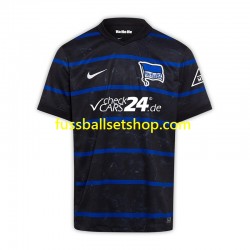 Günstige Fußball Trikotsatz Hertha BSC Herren Auswärtstrikot 2024-2025 Kurzarm