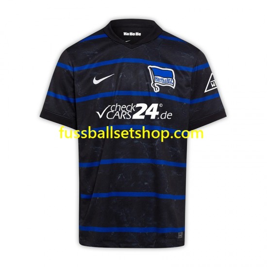 Günstige Fußball Trikotsatz Hertha BSC Herren Auswärtstrikot 2024-2025 Kurzarm