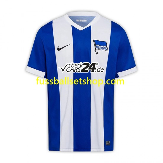 Günstige Fußball Trikotsatz Hertha BSC Herren Heimtrikot 2024-2025 Kurzarm