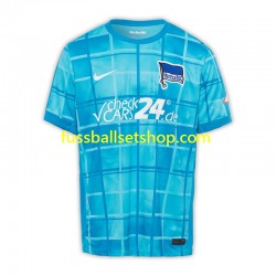 Günstige Fußball Trikotsatz Hertha BSC Herren Ausweichtrikot 2024-2025 Kurzarm