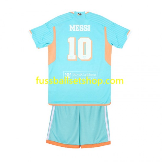 Günstige Fußball Trikotsatz Inter Miami Lionel Messi 10 Kinder Ausweichtrikot 2024-2025 Kurzarm