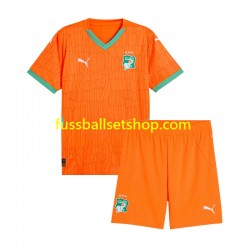 Günstige Fußball Trikotsatz Elfenbeinküste Kinder Heimtrikot 2025 Kurzarm