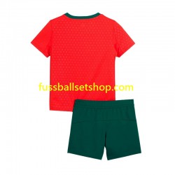 Günstige Fußball Trikotsatz Portugal Kinder Heimtrikot 2025 Kurzarm