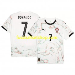 Günstige Fußball Trikotsatz Portugal RONALDO 7 Herren Auswärtstrikot 2025 Kurzarm