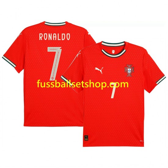 Günstige Fußball Trikotsatz Portugal RONALDO 7 Herren Heimtrikot 2025 Kurzarm