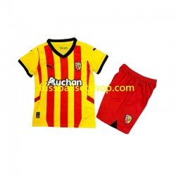 Günstige Fußball Trikotsatz RC Lens Kinder Heimtrikot 2024-2025 Kurzarm