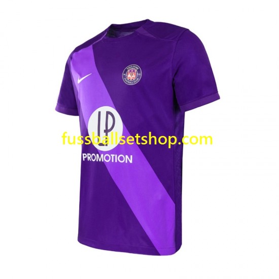 Günstige Fußball Trikotsatz Toulouse FC Herren Heimtrikot 2024-2025 Kurzarm