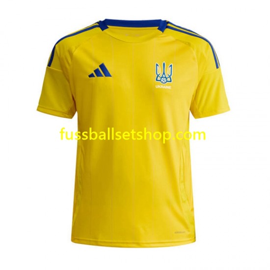 Günstige Fußball Trikotsatz Ukraine Herren Heimtrikot 2024 Kurzarm