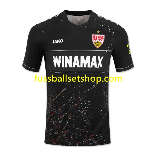 Günstige Fußball Trikotsatz VfB Stuttgart Herren Ausweichtrikot 2024-2025 Kurzarm