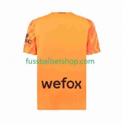 Günstige Fußball Trikotsatz AC Mailand Torwart Herren Auswärtstrikot 2023-2024 Kurzarm