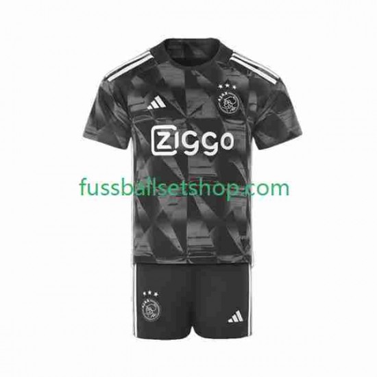 Günstige Fußball Trikotsatz Ajax Amsterdam Kinder Ausweichtrikot 2023-2024 Kurzarm