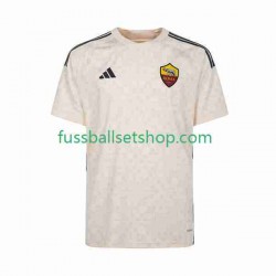 Günstige Fußball Trikotsatz AS Rom Herren Auswärtstrikot 2023-2024 Kurzarm