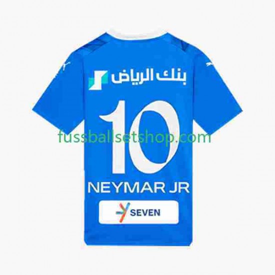 Günstige Fußball Trikotsatz Al Hilal Neymar JR 10 Herren Heimtrikot 2023-2024 Kurzarm