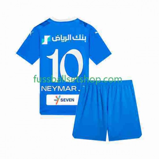 Günstige Fußball Trikotsatz Al Hilal Neymar JR 10 Kinder Heimtrikot 2023-2024 Kurzarm