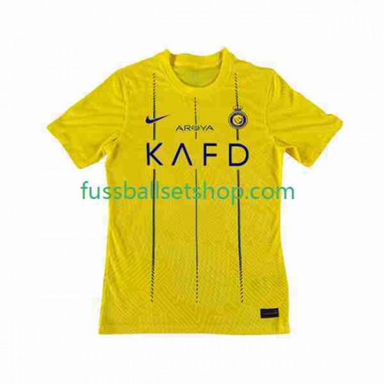 Günstige Fußball Trikotsatz Al-Nassr Ronaldo 7 Herren Heimtrikot 2023-2024 Kurzarm