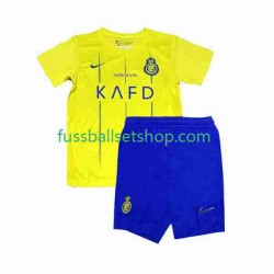 Günstige Fußball Trikotsatz Al-Nassr Ronaldo 7 Kinder Heimtrikot 2023-2024 Kurzarm