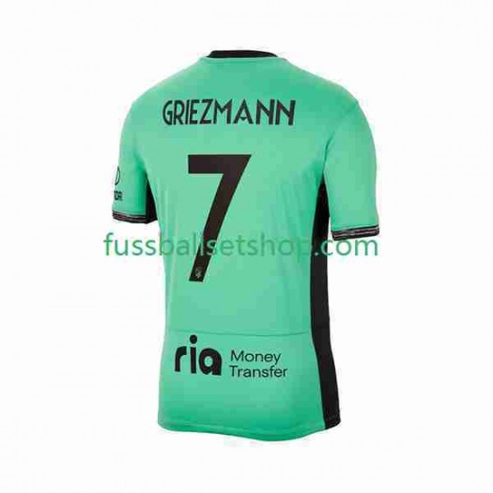 Günstige Fußball Trikotsatz Atlético Madrid 2 Antoine Griezmann 7 Herren Ausweichtrikot 2023-2024 Kurzarm