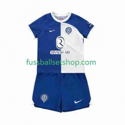 Günstige Fußball Trikotsatz Atlético Madrid 2 Kinder Auswärtstrikot 2023-2024 Kurzarm