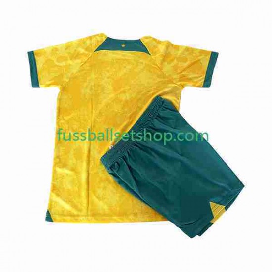 Günstige Fußball Trikotsatz Australien Kinder Heimtrikot 2022 Kurzarm