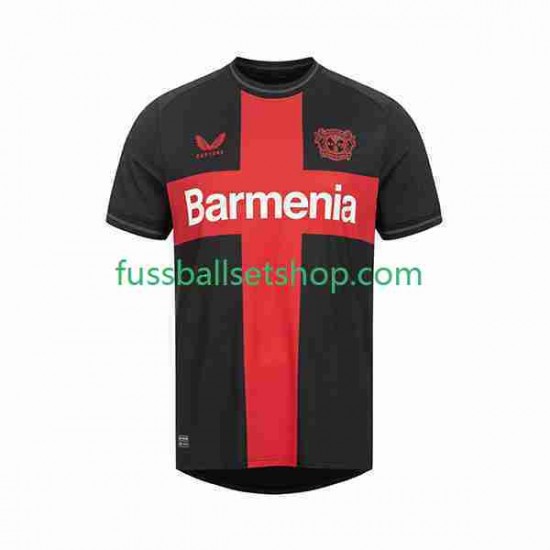 Günstige Fußball Trikotsatz Bayer 04 Leverkusen Herren Heimtrikot 2023-2024 Kurzarm
