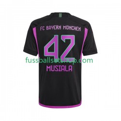 Günstige Fußball Trikotsatz FC Bayern München Jamal Musiala 42 Herren Auswärtstrikot 2023-2024 Kurzarm