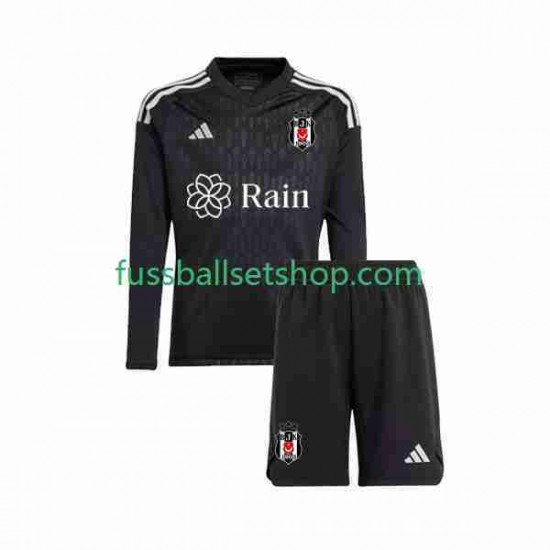 Günstige Fußball Trikotsatz Besiktas Torwart Kinder Heimtrikot 2023-2024 Langarm