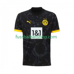 Günstige Fußball Trikotsatz Borussia Dortmund Herren Auswärtstrikot 2023-2024 Kurzarm