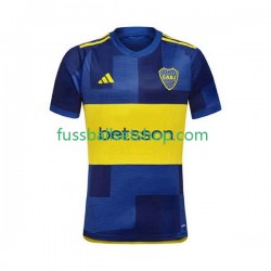 Günstige Fußball Trikotsatz Boca Juniors Herren Heimtrikot 2023-2024 Kurzarm